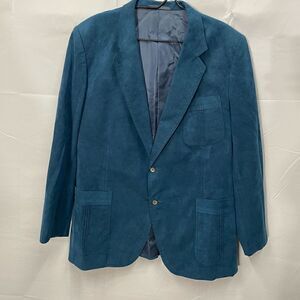 Bijou Vintage Blue Suede Blazer